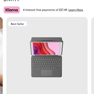 Logitech Combo Touch: Gray Tablet with Keyboard Case